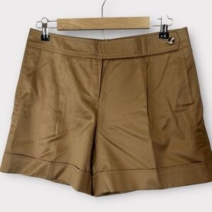 Escada Tan Tailored cargo safari style Shorts
